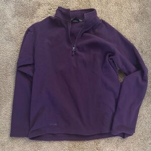 REI Purple Quarter Zip XL